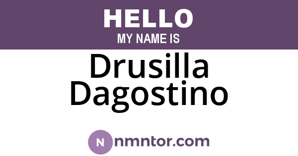 Drusilla Dagostino