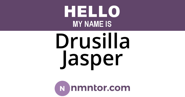 Drusilla Jasper