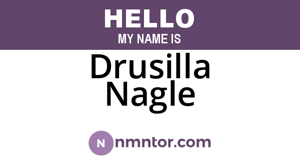 Drusilla Nagle
