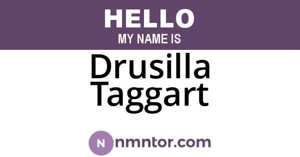 Drusilla Taggart