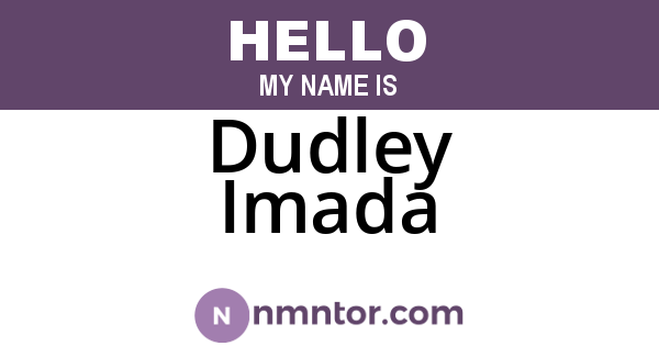 Dudley Imada