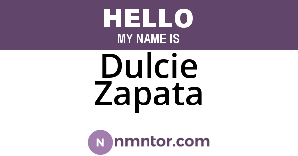 Dulcie Zapata