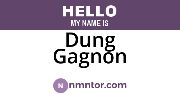 Dung Gagnon