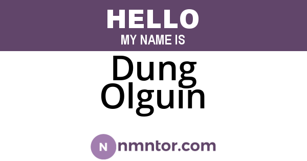 Dung Olguin