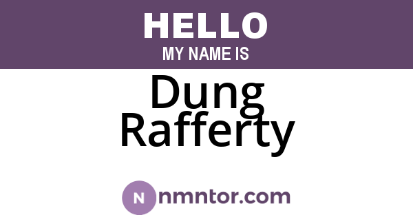 Dung Rafferty