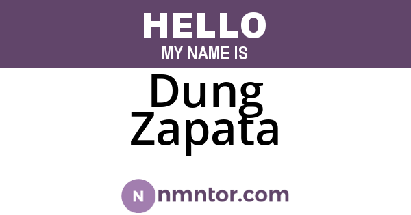 Dung Zapata