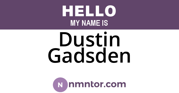 Dustin Gadsden