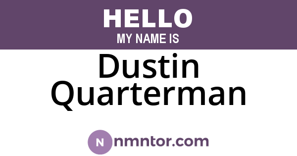 Dustin Quarterman
