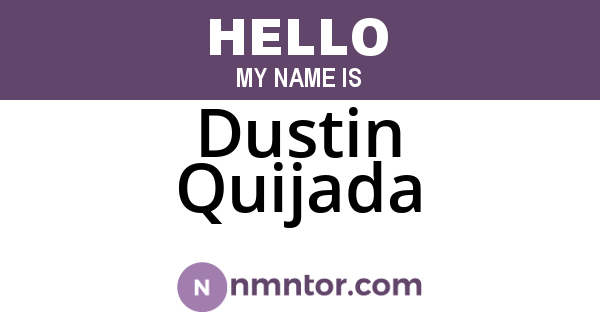 Dustin Quijada