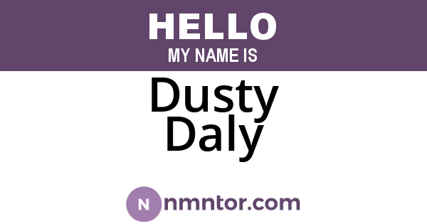 Dusty Daly