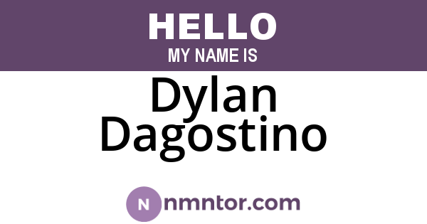 Dylan Dagostino