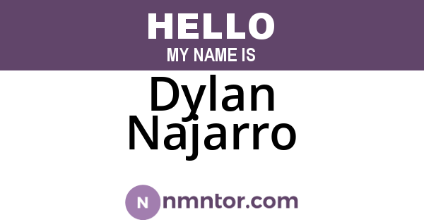 Dylan Najarro