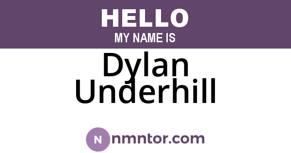 Dylan Underhill
