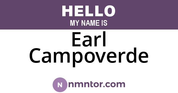 Earl Campoverde