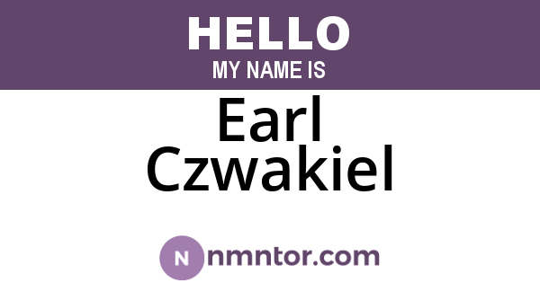 Earl Czwakiel