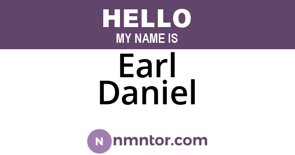 Earl Daniel
