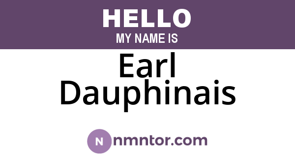 Earl Dauphinais