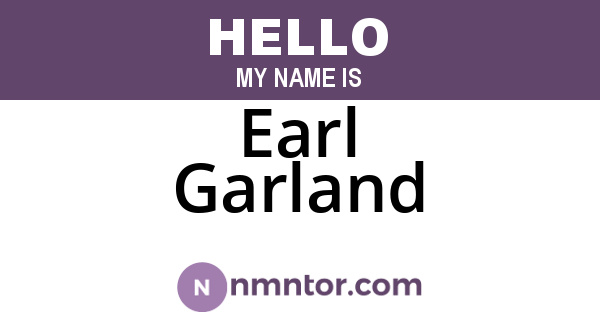 Earl Garland