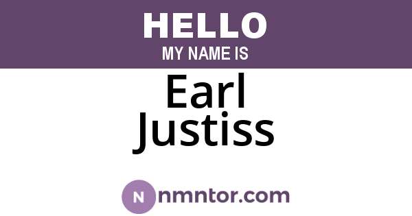 Earl Justiss