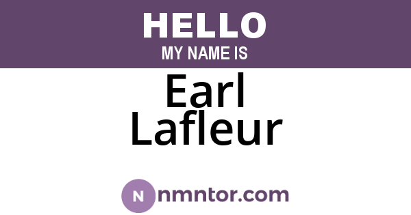 Earl Lafleur