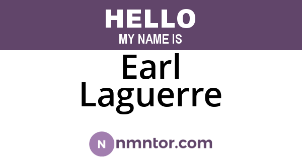 Earl Laguerre