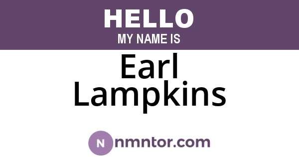 Earl Lampkins