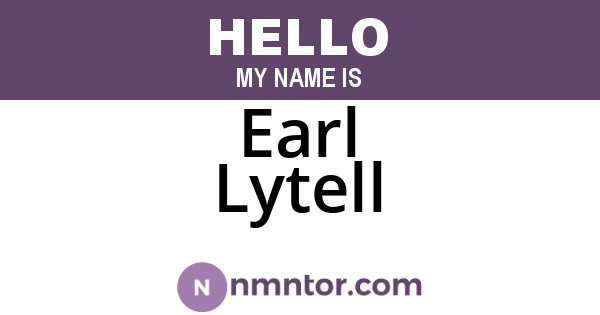 Earl Lytell