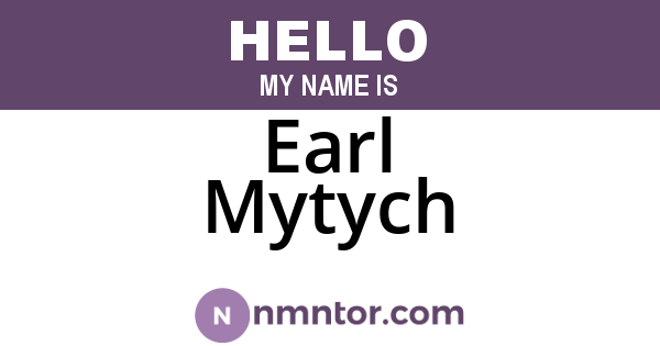 Earl Mytych