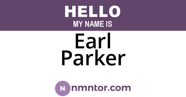 Earl Parker
