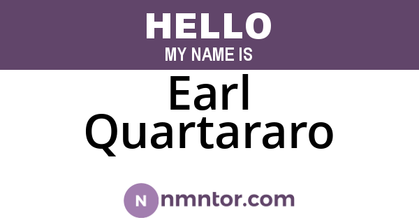 Earl Quartararo
