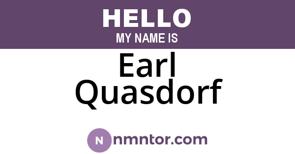 Earl Quasdorf