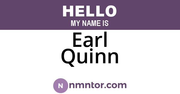 Earl Quinn