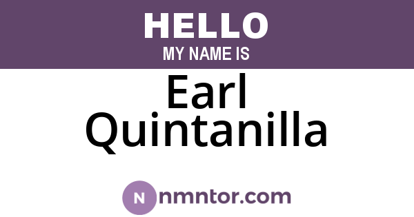 Earl Quintanilla