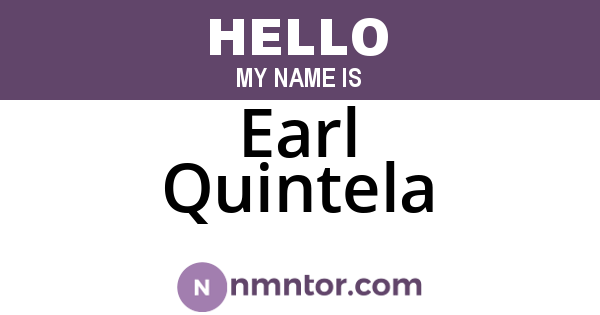 Earl Quintela