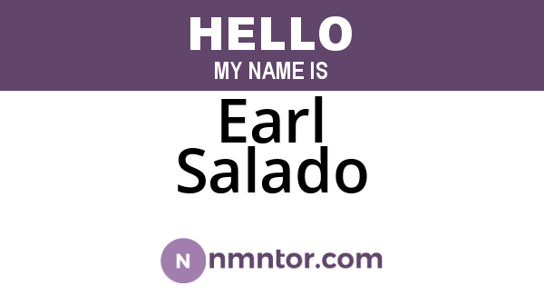 Earl Salado
