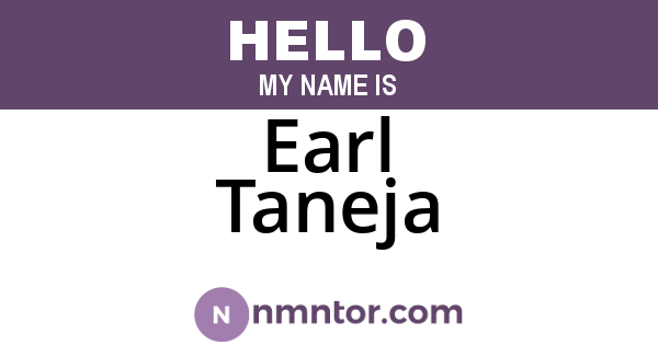 Earl Taneja