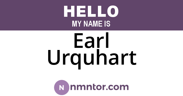 Earl Urquhart