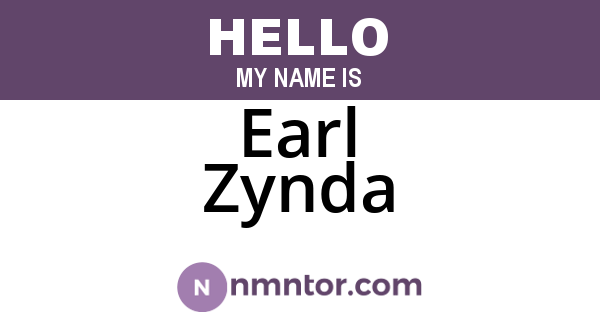 Earl Zynda