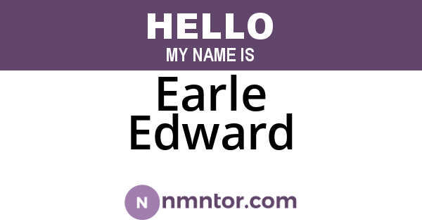 Earle Edward