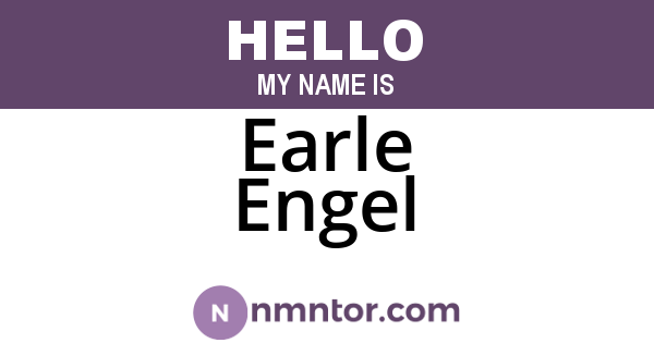 Earle Engel