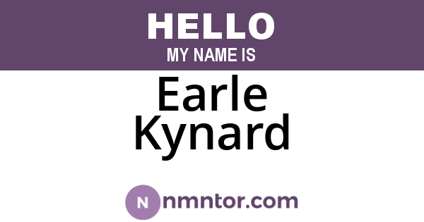 Earle Kynard
