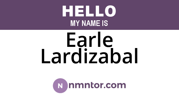 Earle Lardizabal