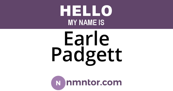 Earle Padgett