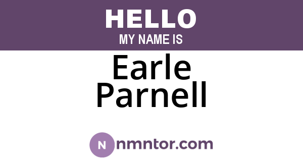 Earle Parnell