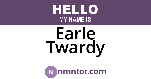 Earle Twardy