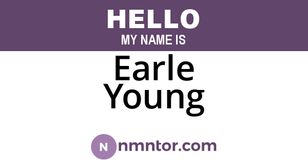 Earle Young
