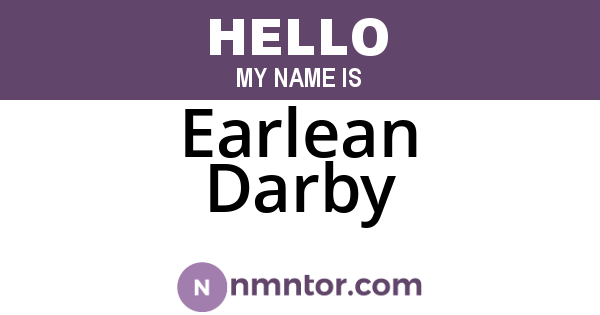 Earlean Darby