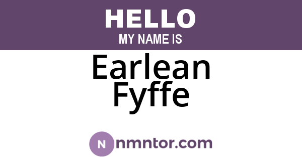 Earlean Fyffe