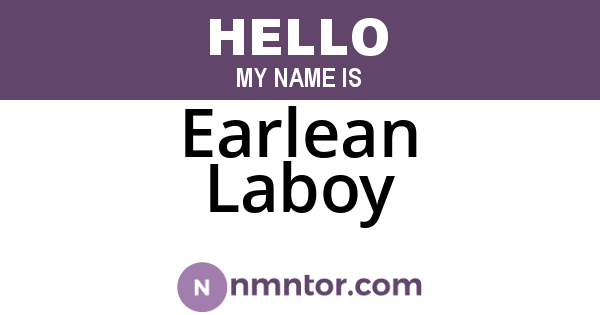 Earlean Laboy