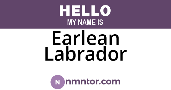 Earlean Labrador